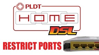 How to RestrictDisable Lan Port in PLDT Home DSL Router [upl. by Melena620]