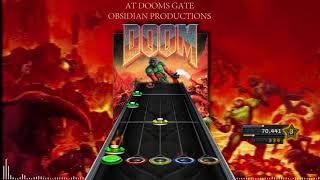 E1M1  At Dooms Gate GUITAR HERO CHART [upl. by Dahaf]