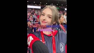 The girl cheer for Atletico…But🗿🥶  remade with the Funk song Brado Super Slowed  read desc [upl. by Ayita218]