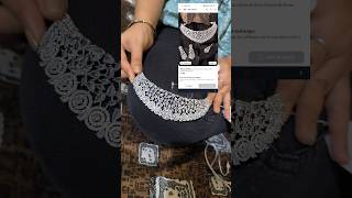 Myntra Beautiful jewellery set  Myntra jewellery Haul shorts ytshorts haul youtubeshorts [upl. by Ahsiniuq]