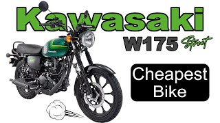 kawasaki ki Sabse Sasti Bike W175  Kawasaki W175 Street Review In Hindi  Kawasaki New Bike 2024 [upl. by Lenoel]