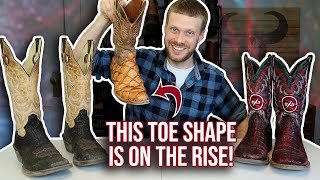 Look out wide square toe cowboy boots This toe shape is taking over [upl. by Togram875]