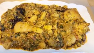 We Had Our Daily Dose Of Iron With This Green And Fairly Ripe Plantain Pottage 😋😋🤗 [upl. by Anerahs584]