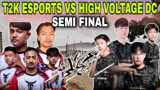 T2K Esports vs High Voltage DC  T2K vs HVDC 4v4 TDM Battle  Semi Final  Clash with kvn [upl. by Langbehn]