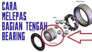 Cara Melepas Bagian Tengah Bearing Sebagai BOSH BOS Roda [upl. by Houghton916]