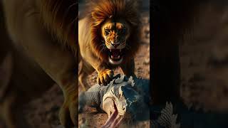 Lion vs Predator Animals amp Massive Reptiles Epic Wildlife Showdowns [upl. by Annaik]