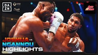 KNOCKOUT CHAOS  Anthony Joshua vs Francis Ngannou Fight Highlights [upl. by Seaton]