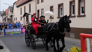 1200 Jahre Schaafheim  Damenkutsche am Festzug am 270817 [upl. by Analad]