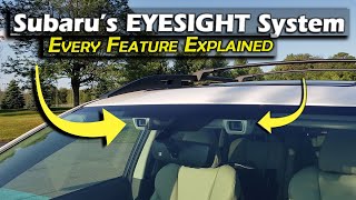 Subaru Eyesight Review Every Feature Explained [upl. by Arihsak]