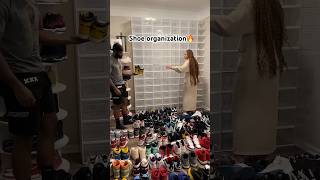 Shoe Organization😤🔥 sneakers sneakerheads jordans footwear shoes organization closet [upl. by Aihsital568]