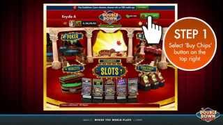 Redeeming a DoubleDown Casino Promo Code on a Desktop Computer [upl. by Elleiram]