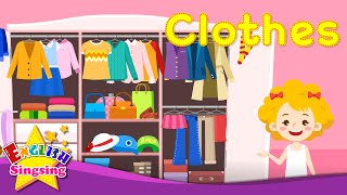 Kids vocabulary  Clothes  clothing  Learn English for kids  English educational video [upl. by Rovner]