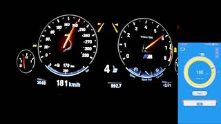 BMW M5 F10 STAGE 1 acceleration dragy 100200 [upl. by Romeon]