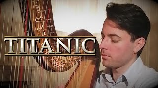 Titanic My Heart Will Go On Celine Dion  Harp Cover [upl. by Isayg786]