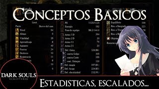 Guia Principiantes  Estadisticas Daño de Armas Humanidad  Dark Souls Remastered [upl. by Nonarb]