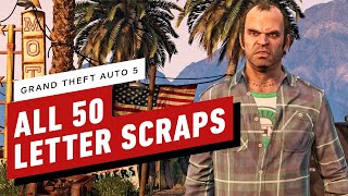 GTA 5  All 50 Letter Scrap Locations [upl. by Cathie]