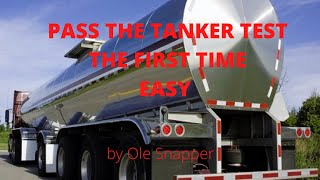 Pass your tanker endorsement test the fist time olesnapper trucking tanker EP98 [upl. by Loree671]