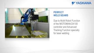 Motoman robot for remote laser welding applications [upl. by Shannah364]