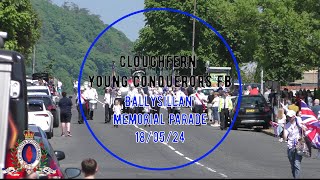 Cloughfern Young Conquerors FB  Ballysillan Memorial Parade 180524 [upl. by Llib]