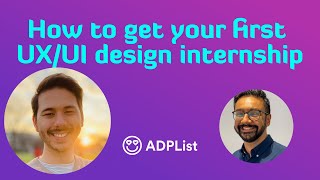 How to get an internship in UXUI design [upl. by Boelter]