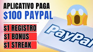 GANHA 100 NO PAYPAL GRÁTIS APLICATIVO ANDROID PARA GANHAR DINHEIRO DE VERDADE paypal app money [upl. by Durware]