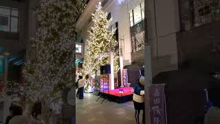 「CHRISTMAS MARKET in Passage」福岡大丸エルガーラ・パサージュ広場（福岡市中央区天神） christmas クリスマスイルミネーション christmas [upl. by Llevad384]