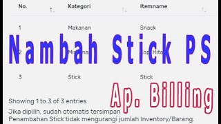 Nambah Stick PS kena biaya  Rental Play Station Bilyar Software Program Billyard Aplikasi [upl. by Roxy]