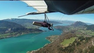 Annecy  Deltaplane au Col de la Forclaz [upl. by Gleich]