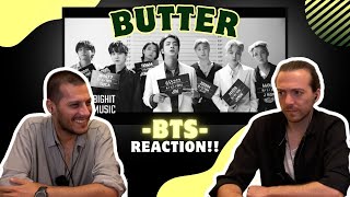 Its Literally Spreading Energy Musicians First Time REACT to BTS  Butter [upl. by Enymzaj]