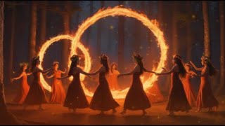 Beltane Fire Dance🔥quotFire dancequot Festival Ambience 🦉Celtic Pagan Music ＆Bonfire sounds [upl. by Meibers]