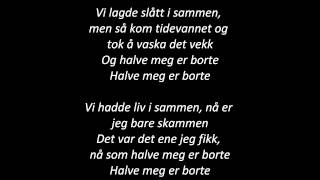 Vinni  Halve meg  Lyrics [upl. by Kred542]