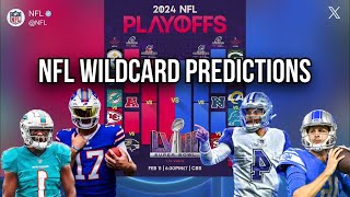 2024 NFL Wildcard Round Predictions [upl. by Nivahb261]