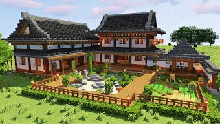 Japanese Estate Base  Minecraft Timelapse [upl. by Sacks]