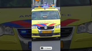 OUDE SIRENE Rijopleiding ARR Ambulance 17540 met spoed door Rotterdam drive training rotterdam [upl. by Nnyleuqcaj]