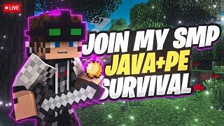 247 minecraft live join public survival  pvp smp javapocket [upl. by Terrel]