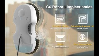 El MEJOR ROBOT Limpiacristales 2022 ya está aquí 🚀 HUTT C6 Review [upl. by Zwiebel]