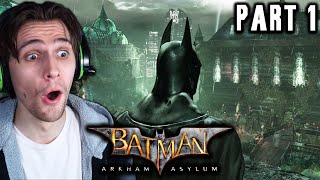 FIRST TIME PLAYING  Batman Arkham Asylum Part 1 [upl. by Niattirb915]