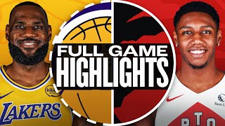 LAKERS at RAPTORS  FULL GAME HIGHLIGHTS  November 1 2024 [upl. by Ecinaej216]