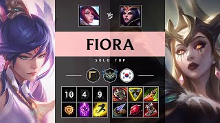 Fiora Top vs LeBlanc Rampage  KR Challenger Patch 1417 [upl. by Janot]