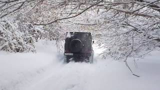 w460 offroad winter [upl. by Nonarb]