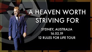 Lecture 12 Rules for Life Tour  Sydney Australia [upl. by Yarb]