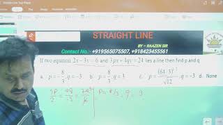 straight line test paper 1tgtpgtmath [upl. by Dela]