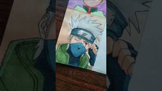 Kakashi drawing 🤗anime drawing shortvideo [upl. by Naginnarb615]