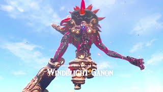 Windblight Ganon Boss Battle from Legend of Zelda Breath of the Wild [upl. by Heron]