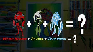 Water Hazard  Ripjaws  Amphibian   Ben 10 aliens  Bjdrawing [upl. by Matteo]