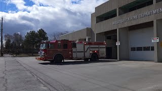 Mississauga Fire Pumper 101 Responding [upl. by Cloutman]