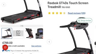 Reebok GT40s Tredmill REVIEW [upl. by Anerat]