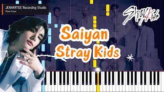 Stray Kids Saiyan Piano Cover [upl. by Eelasor]