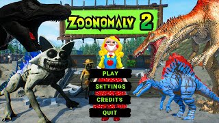 Zoonomaly 2 Official GamePlay  The Manager Rides a Cat Titan To Zoo Kill Dinosaur Evolution Mutant [upl. by Nipha]