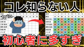 【Excel初心者必見】数字の入力だけでシフト表が作成できる時短テクニック！ [upl. by Oigroig]